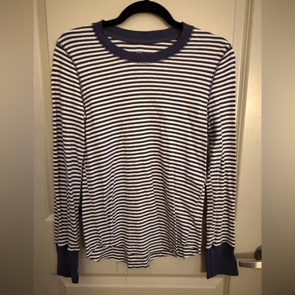 aerie Tops - Aerie Striped Long Sleeve Shirt | Size Medium